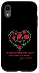 iPhone XR I EXAMINED MY OWN HEART AND THERE YOU WERE Austen Emma Meme Case