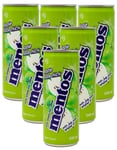 24 st Mentos Apple Soda Kick - Kolsyrefri Läskedryck med Kokosgelebitar 240 ml - Hel Låda