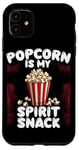 Coque pour iPhone 11 Popcorn is My Spirit Snack Popcorn