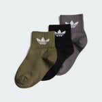 adidas Mid Ankle Socks 3 Pair Pack Kids