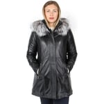 Blouson L'univers Du Luxe  Veste longue  ref_50118 noir