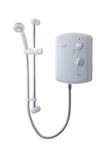 Triton Showers Amber 3 | Shower Electric | 10.5 KW I White I Electrical Showers | Replacement Shower | Anti Twist Hose | Best Electric Shower Units Bathrooms