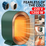 Electric Space Heater Low Energy Home Office Portable Ceramic Fast Heater 1200W