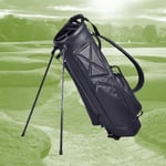 Sun Mountain Black Leather Golf Carry Bag with Stand