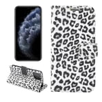 White Leopard Pattern Pc + Pu Case Yhteensopiva Iphone 13 Pron Kanssa