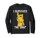 Marvel Thanos Gauntlet I Survived The Snap Long Sleeve T-Shirt