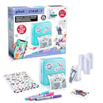 Canal Toys Photo Creator Instant Pocket Printer, Blue, Mini printer, AI app, 3 Rolls, Sticky roll, Pens, Stickers