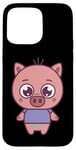 Coque pour iPhone 15 Pro Max Cute Piglet - Baby Pig - Classic