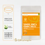 Biovit Turmeric 2500mg, Honey & Vitamin C Tablets. Joint Support. 60 Pills