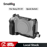 Kit cage SmallRig pour Sony ZV-E1 avec poignée en silicone et serre-câble HDM...