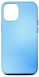 Coque pour iPhone 12/12 Pro Bleu minimaliste