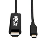 TRIPP LITE USB C to HDMI Adapter Cable USB 3.1 Gen 1 4K M/M USB-C Black 3ft - videokabel - HDMI / USB - 90 cm