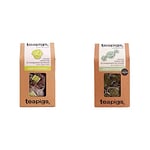 Teapigs Apple and Cinnamon Tea Bags Made With Whole Fruit Pieces (1 Pack of 50 Tea Bags) & Peppermint Herbal Tea Bags Made With Whole Leaves (1 Pack of 50 Teabags)