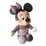 Clementoni - 17395 - Peluche Veilleuse - Disney Baby Minnie - veilleuse Musicale et Lumineuse - Peluche Lavable en Machine, 6 Mois et Plus