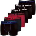 Boxers Freegun  Lot de 6 Boxers coton garçon Uni