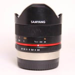 samyang Used Samyang 8mm f/2.8 Fisheye II Lens Fujifilm X