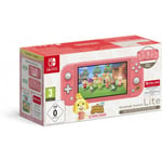 Nintendo Switch Lite – Isabelle Aloha Edition + 12 månaders Nintendo Online spelkonsolpaket, korall