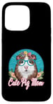 Coque pour iPhone 15 Pro Max Maman de cochon d'Inde pour les propriétaires de cochons d'Inde éleveurs de cochons d'Inde