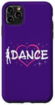 Coque pour iPhone 11 Pro Max Cute Dance Heart Women Girl Ballroom Lyrical Hip Hop Dancing