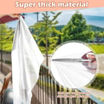 Winter Window Insulation Film Clear Window Insulation Film Back Adhesive Hook