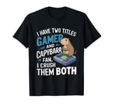 Capybara rodent videos games graphic apparel for boy T-Shirt