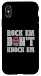 iPhone X/XS Rock Em Don't Knock Loves Barrel Horse Riding Barrel Racing Case