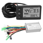 Elcykel Brushless Styrenhetssats med 36V/48V 250W/350W Motor och 15A LCD866 Displaypanel