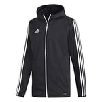 Adidas Men's TIRO19 WRM JKT Sweatshirt, Black/White, 4XL