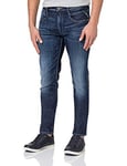 REPLAY Men's Anbass Aged Jeans, 0074 Dark Blue, 27W / 32L