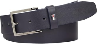 Tommy Hilfiger Ceinture Homme Oliver Cuir, Bleu (Space Blue), 115 cm