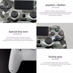 Langaton Bluetooth 4.0 -ohjain PS4-peliohjaimelle, ohjain Dualshock 4:lle, ohjain Playstation 4:lle Camouflage Grey