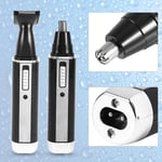 2 In 1 Rechargeable Electric Nose Ear Hair Trimmer Face Care Clipper 