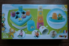 SMOBY Cotoons 110408 Coffret Premier âge Eveil - formes, tour et bateau de bain