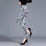 YHWW Leggings,Leggings Léopard Femmes Leggings Imprimés Léopard Printemps Et Automne Pantalon Haute Élasticité Leggins Taille Haute Legging Élastique, PD48 Léopard Encre, XXL