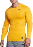 Nike Men's M Np Comp Crw Long Sleeve Top, University Gold/University Gold, X-Large, University Gold/University Gold