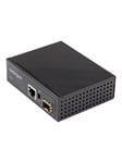 StarTech.com PoE+ Industrial Fiber to Ethernet Media Converter 60W