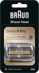 Braun Series 9 Electric Shaver Replacement Head 94M Silver - Fits Pro Razors