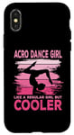 Coque pour iPhone X/XS Acro Dance Girl Acrobaties drôles acrobaties