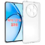 Oppo Reno 12F      Soft Gel Case    [Clear]