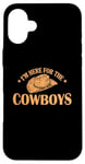 Coque pour iPhone 16 Plus Je suis ici pour les Cowboys State of the USA Texas