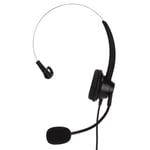 Service Headset Phone Headset Monaural With Noise Canceling Mic For Meeting