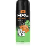 Axe Jungle Fresh Deodorant og kropsspray til mænd Palm Leaves & Amber 150 ml
