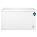 Teknix CH420 Freestanding Chest Freezer - 420L Capacity - Suitable for Garages, Outbuildings and Sheds - Refrigeration Mode - Temperature Control - 4 Star Freezer Rating - White