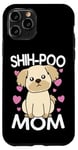 Coque pour iPhone 11 Pro Shih-Poo Maman Fête des Mères Grand-mère Chien Maman