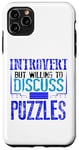 Coque pour iPhone 11 Pro Max Puzzle Lover Introverti discutera des puzzles Fun Puzzler