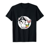 Pirate Mermaid Cat Cats Lover Kitten Pet Owner T-Shirt