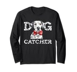 Soft Dog Catcher Costume Dalmatian Dog Lover Easy Family Long Sleeve T-Shirt