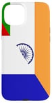 Coque pour iPhone 15 Plus France Français Inde Drapeau ADN Mixte