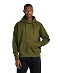 G-STAR RAW Men's Sleeve Graphics Oversized Hoodie, Green (shadow olive D22321-A613-B230), L