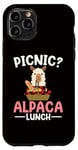 Coque pour iPhone 11 Pro Pique-nique - Déjeuner Picknick Alpaka